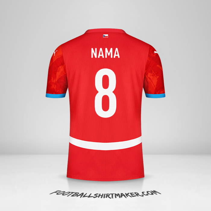 Jersey Republik Ceko 2024 -  nama - 8