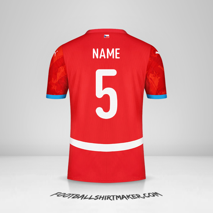 Jersey Czech Republic 2024 -  name - 5