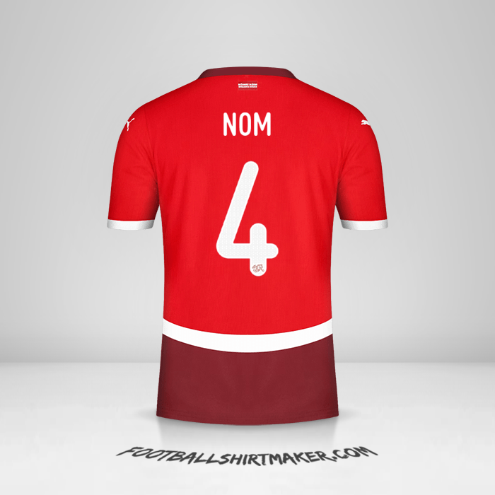 Maillot Suisse 2024 -  nom - 4
