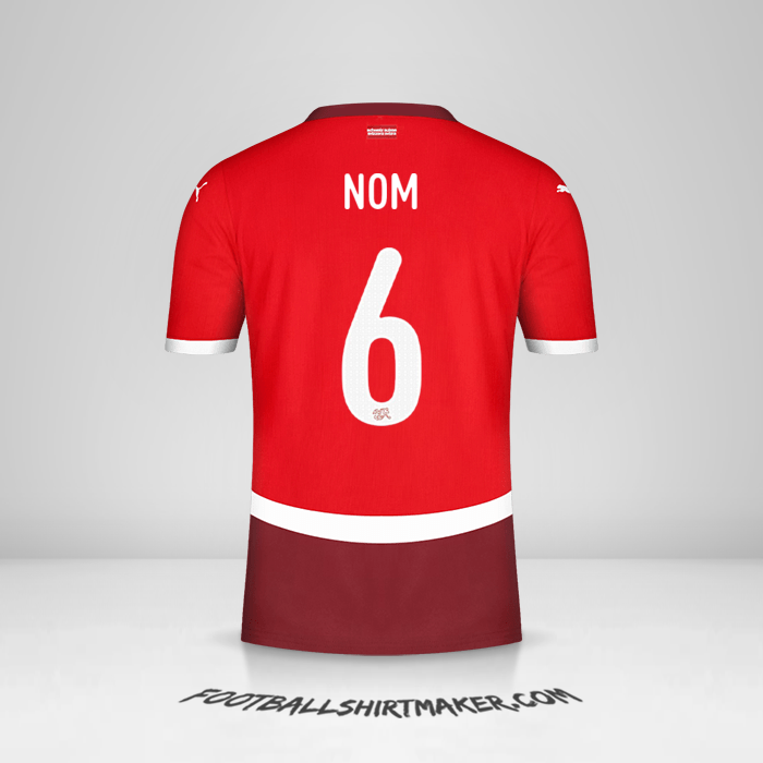 Maillot Suisse 2024 -  nom - 6