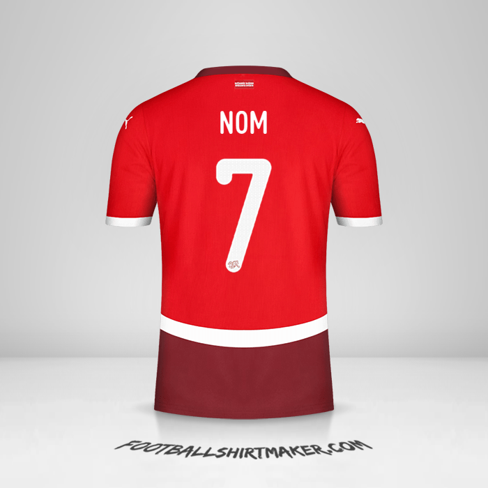 Maillot Suisse 2024 -  nom - 7