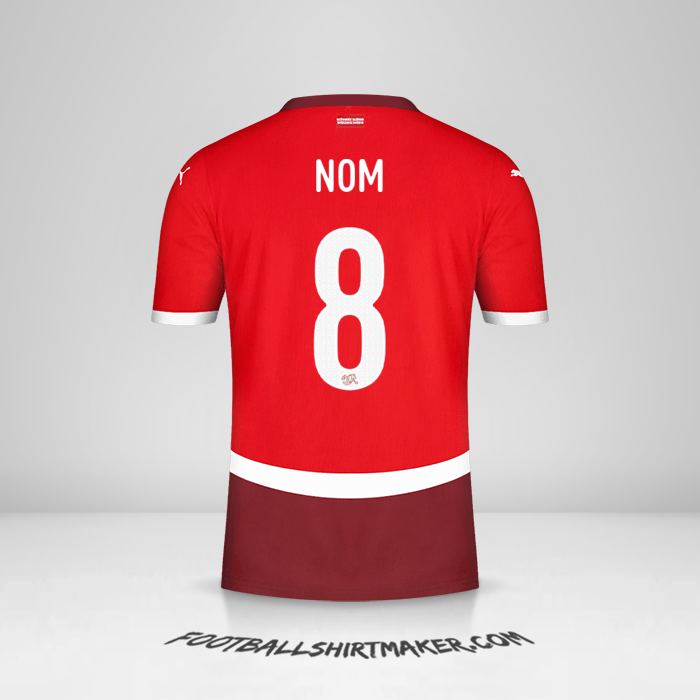 Maillot Suisse 2024 -  nom - 8