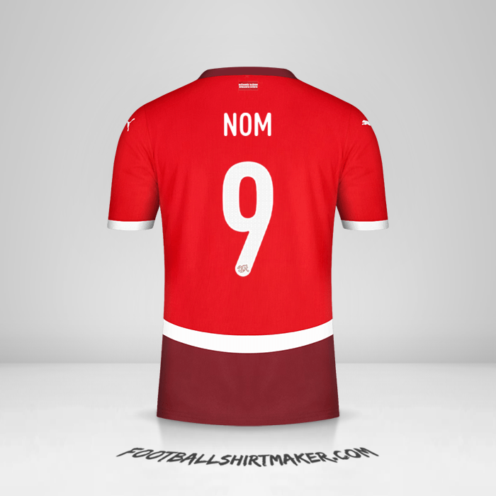 Maillot Suisse 2024 -  nom - 9