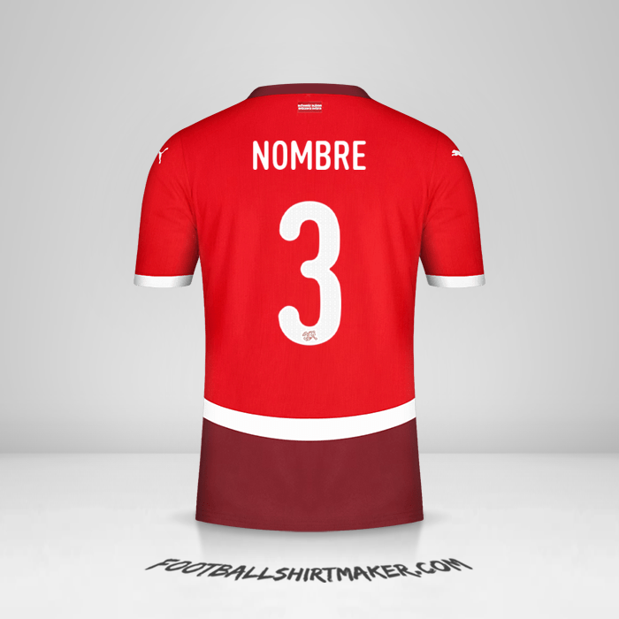Jersey Suiza 2024 -  nombre - 3