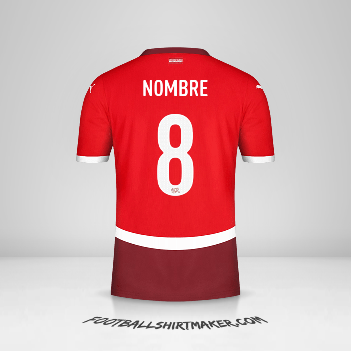 Jersey Suiza 2024 -  nombre - 8