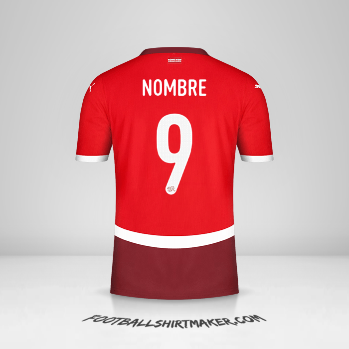 Jersey Suiza 2024 -  nombre - 9