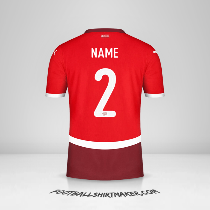 Shirt Switzerland 2024 -  name - 2