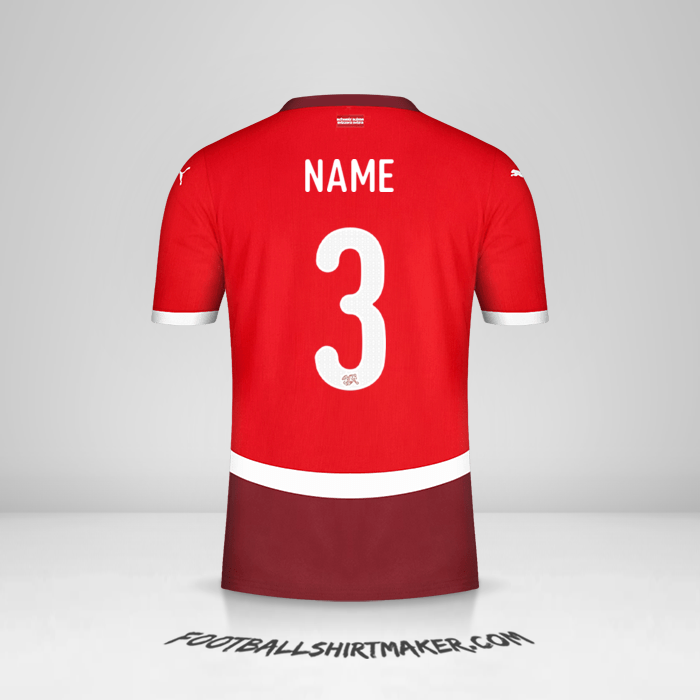 Shirt Switzerland 2024 -  name - 3