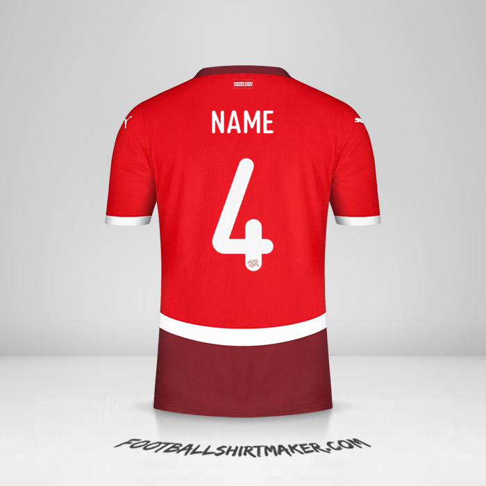 Shirt Switzerland 2024 -  name - 4