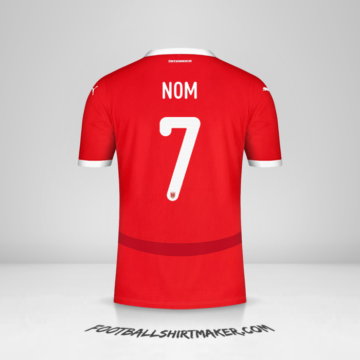Maillot Autriche 2024 -  nom - 7