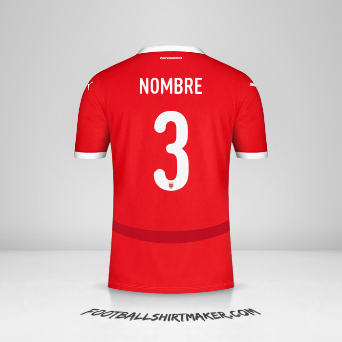Jersey Austria 2024 -  nombre - 3