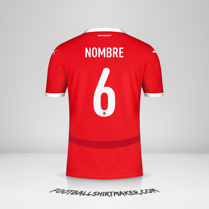 Jersey Austria 2024 -  nombre - 6