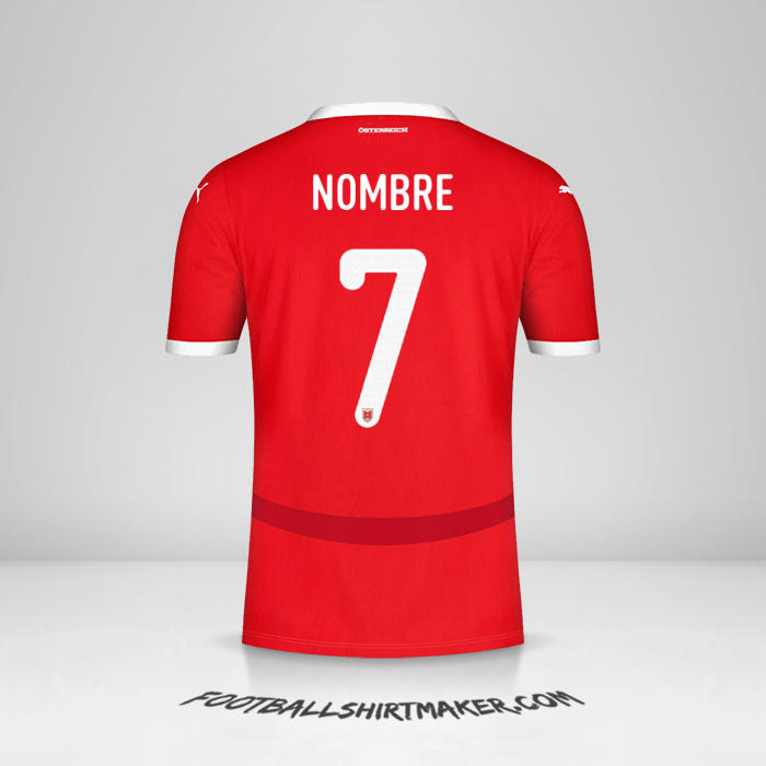 Jersey Austria 2024 -  nombre - 7