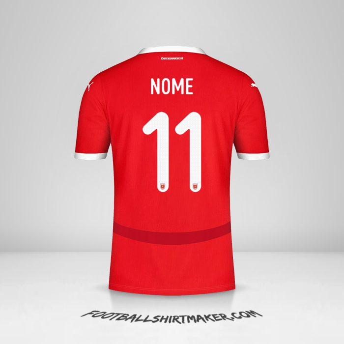 Maglia Austria 2024 -  nome - 11