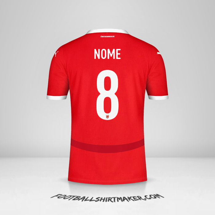 Camisa Áustria 2024 -  nome - 8