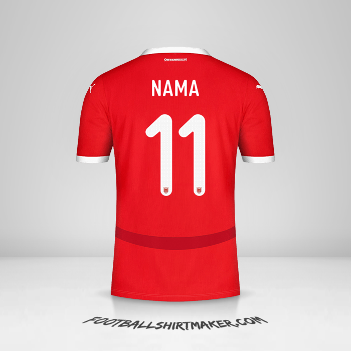 Jersey Austria 2024 -  nama - 11