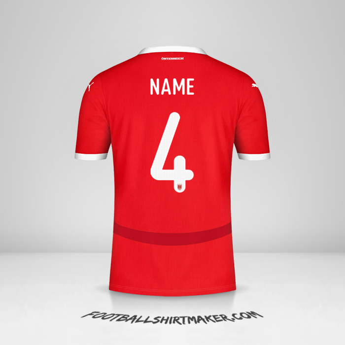 Shirt Austria 2024 -  name - 4