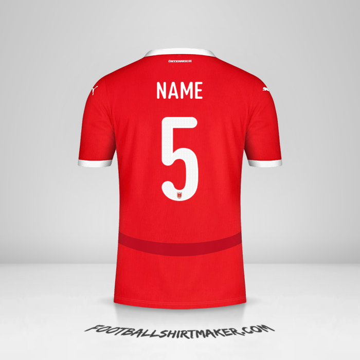 Shirt Austria 2024 -  name - 5