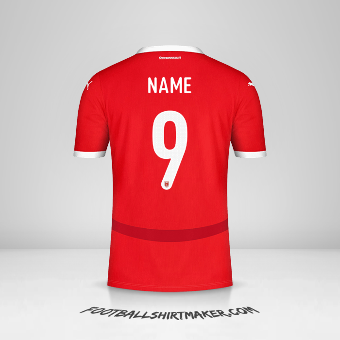 Shirt Austria 2024 -  name - 9