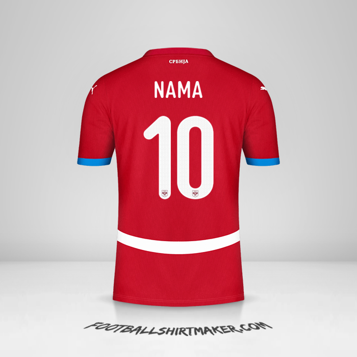 Jersey Serbia 2024 -  nama - 10