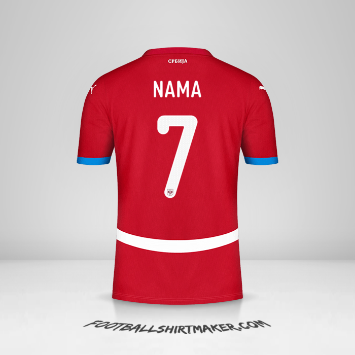 Jersey Serbia 2024 -  nama - 7