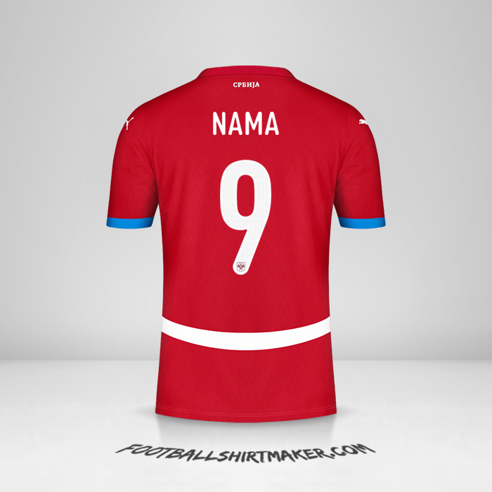 Jersey Serbia 2024 -  nama - 9