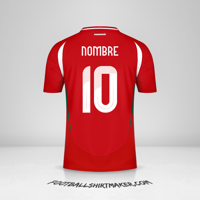 Jersey Hungría 2024 -  nombre - 10