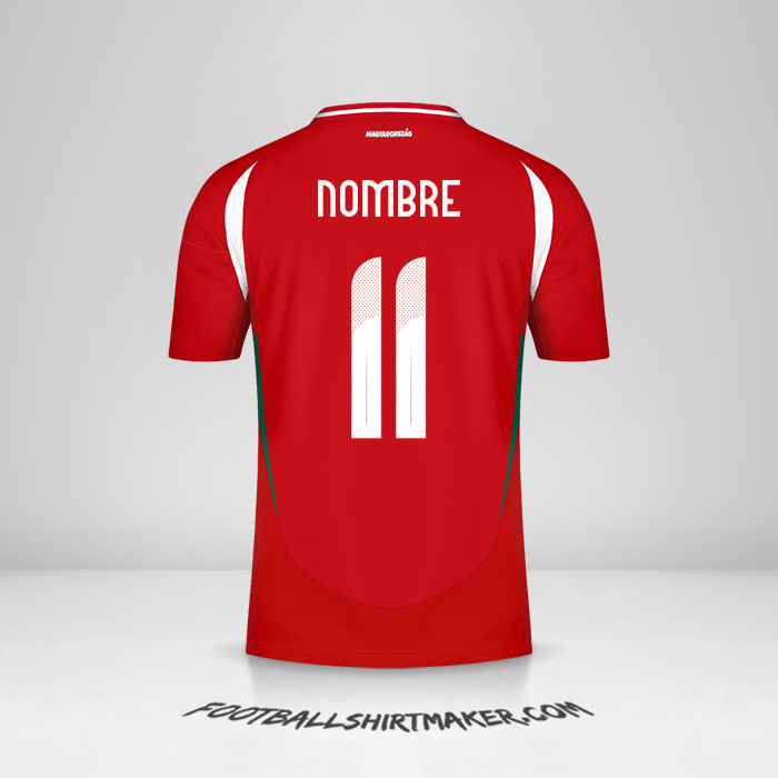 Jersey Hungría 2024 -  nombre - 11