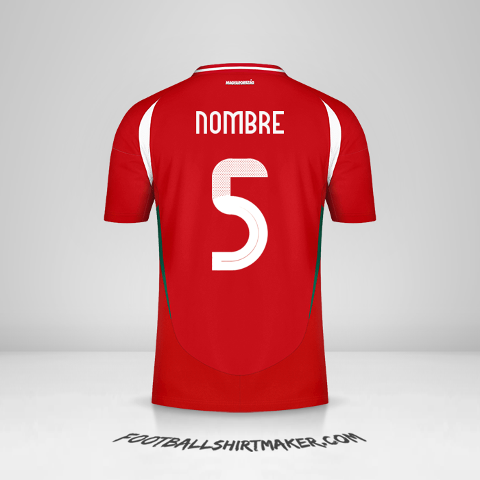 Camiseta Hungría 2024 -  nombre - 5
