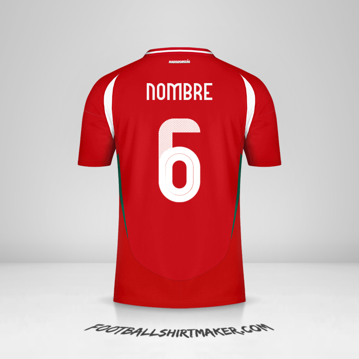 Jersey Hungría 2024 -  nombre - 6