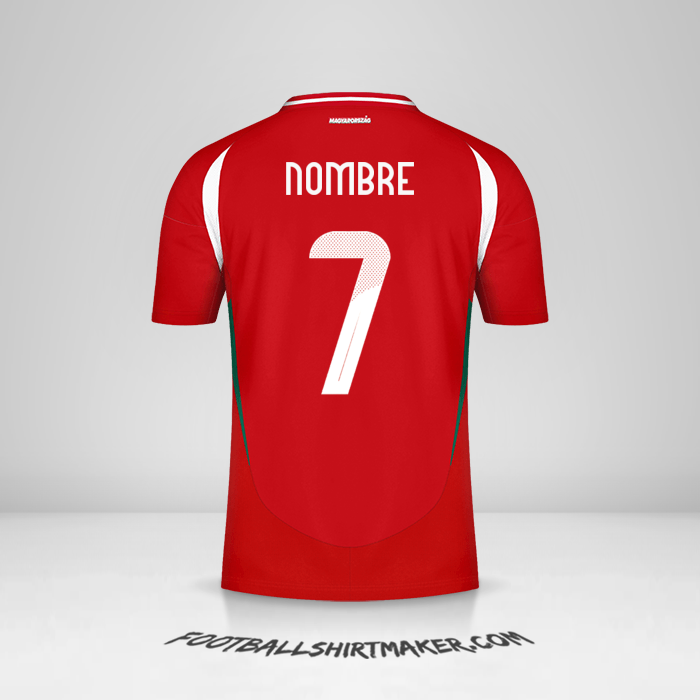 Camiseta Hungría 2024 -  nombre - 7