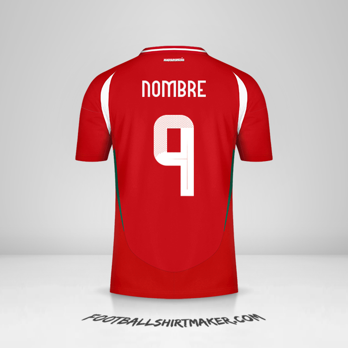 Jersey Hungría 2024 -  nombre - 9