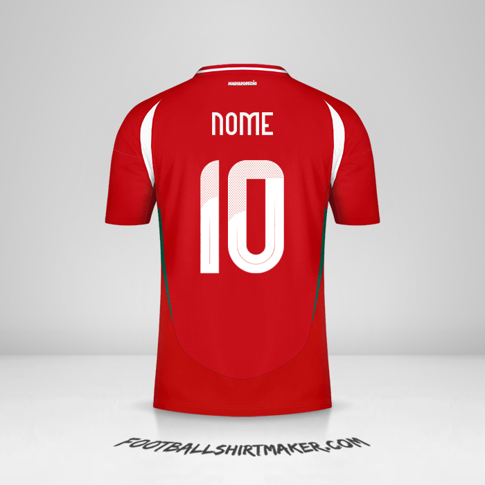 Maglia Ungheria 2024 -  nome - 10