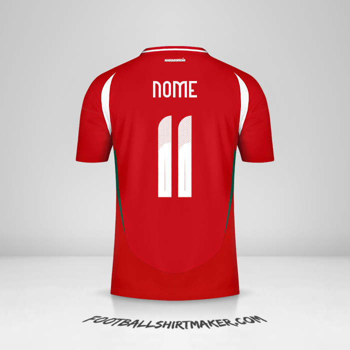 Camisa Hungria 2024 -  nome - 11