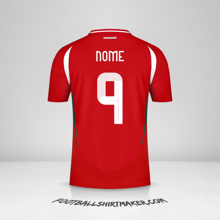 Maglia Ungheria 2024 -  nome - 9
