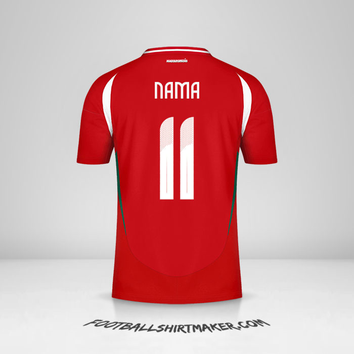 Jersey Hongaria 2024 -  nama - 11