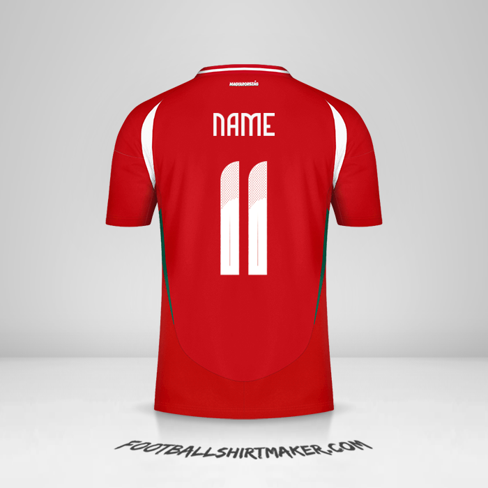 Shirt Hungary 2024 -  name - 11