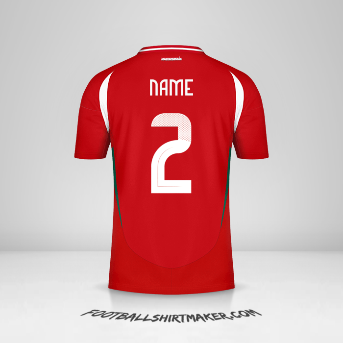 Shirt Hungary 2024 -  name - 2