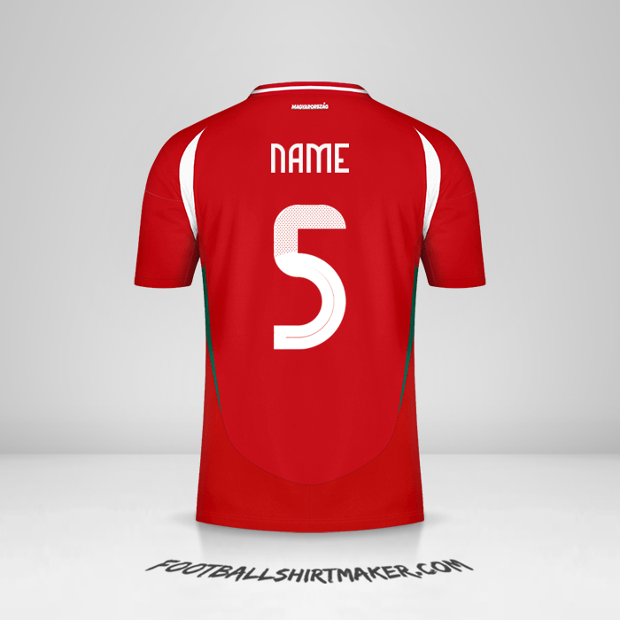 Shirt Hungary 2024 -  name - 5