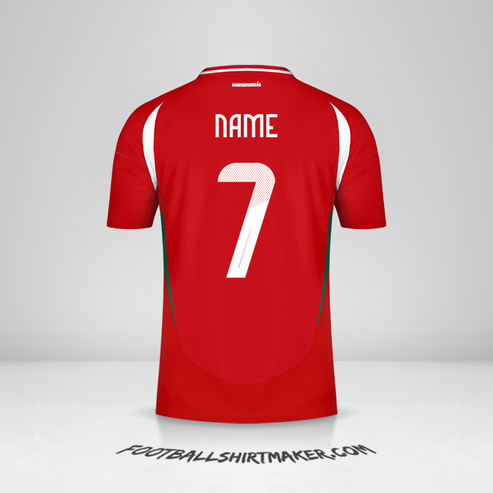 Shirt Hungary 2024 -  name - 7