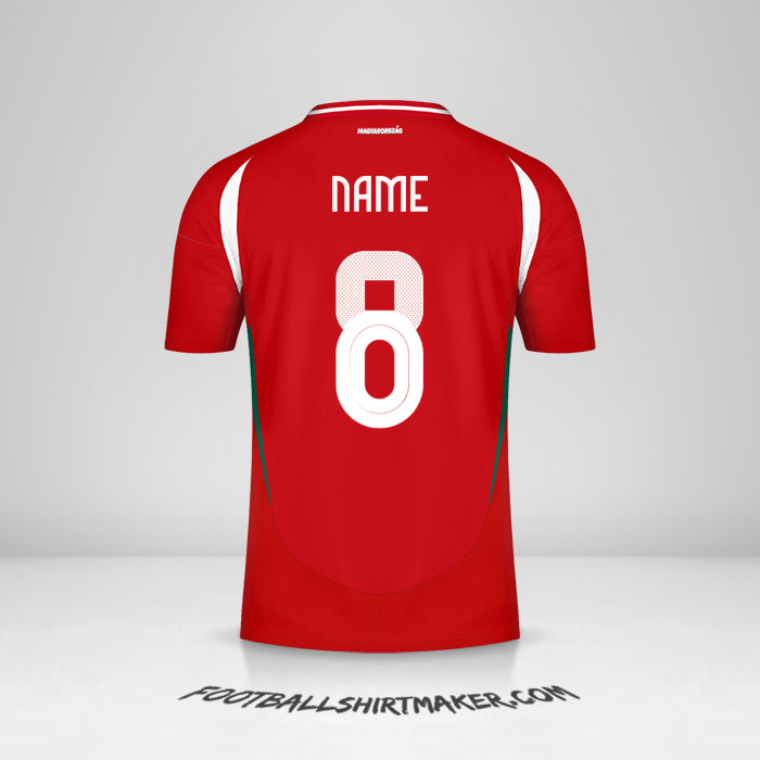 Trikot Ungarn 2024 -  name - 8