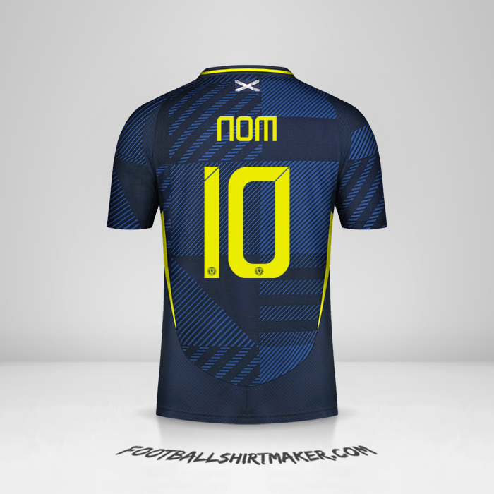Maillot Écosse 2024 -  nom - 10