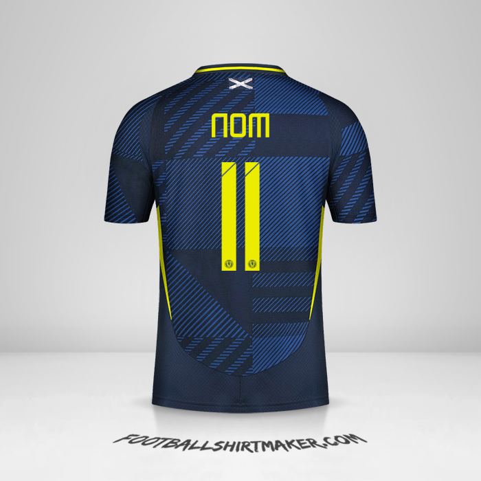 Maillot Écosse 2024 -  nom - 11