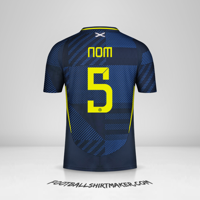 Maillot Écosse 2024 -  nom - 5