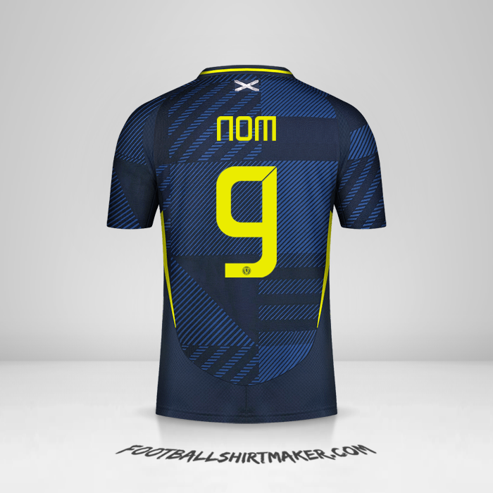 Maillot Écosse 2024 -  nom - 9