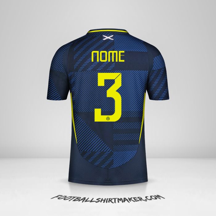 Camisola Escócia 2024 -  nome - 3