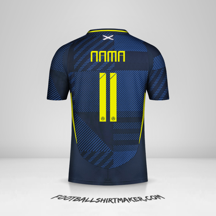 Jersey Skotlandia 2024 -  nama - 11