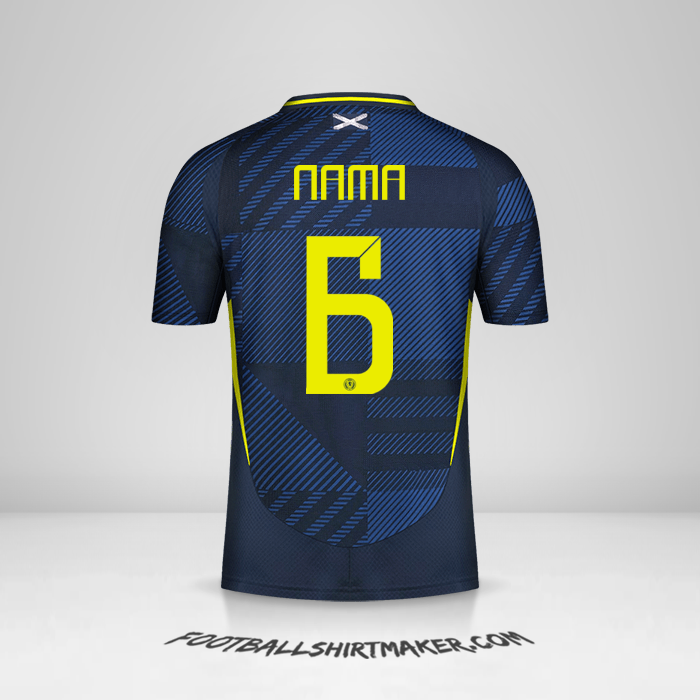 Jersey Skotlandia 2024 -  nama - 6