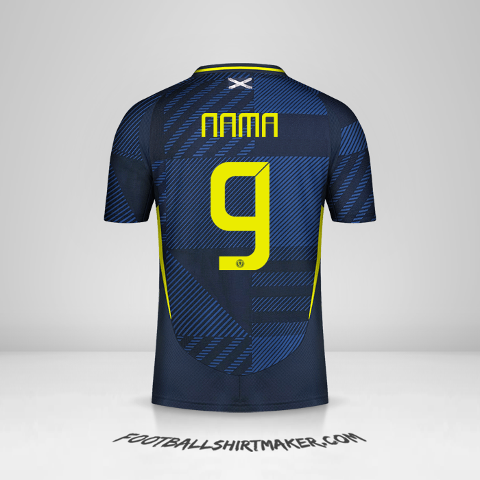 Jersey Skotlandia 2024 -  nama - 9