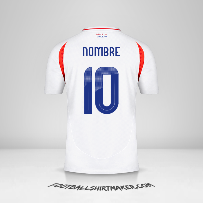 Jersey Chile 2024 Visita -  nombre - 10